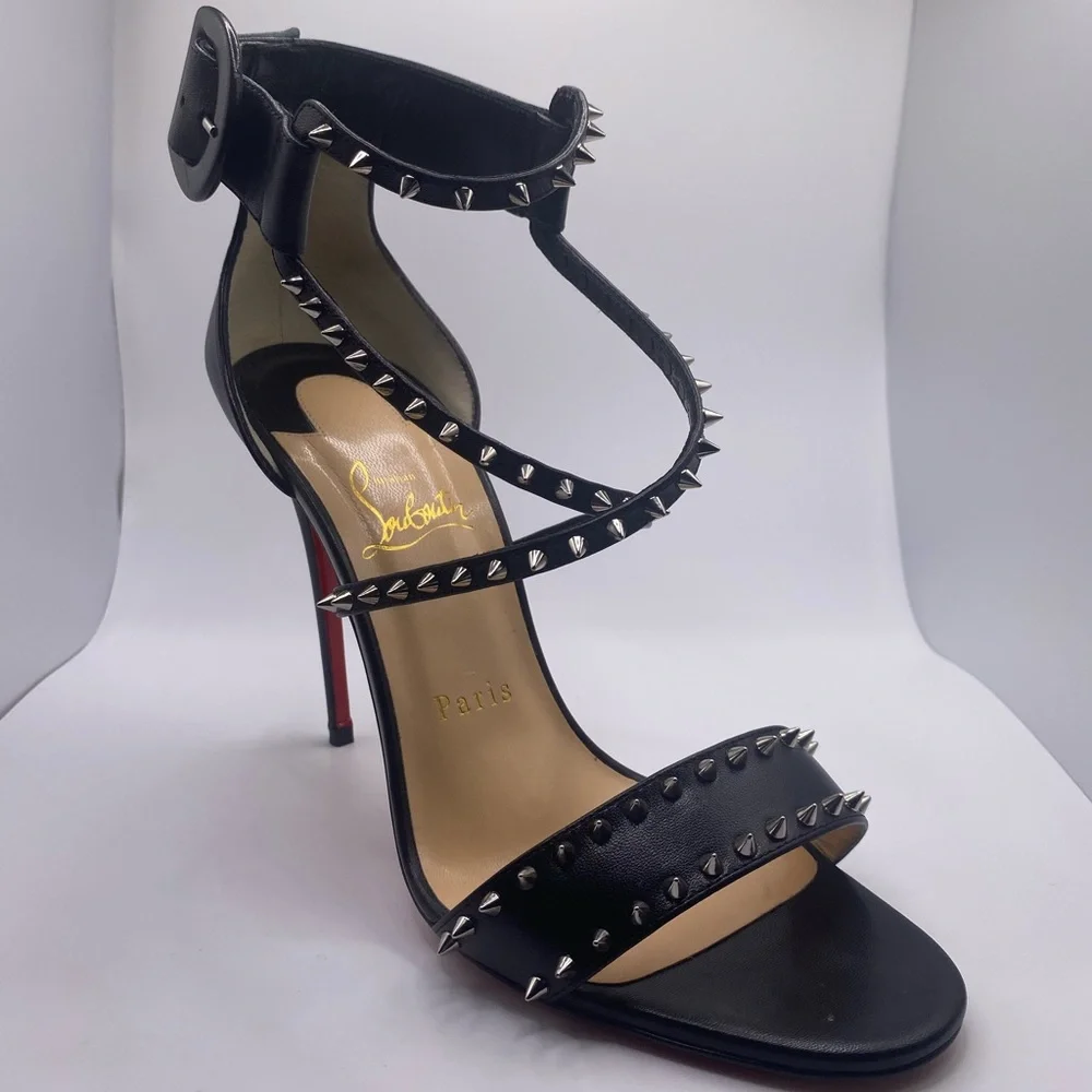 Christian Louboutin Choca Spike Heels - Picture 6 of 13